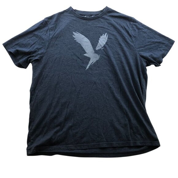 American Eagle Mens T-Shirt Size XXL Super Soft Standard Fit Graphic Tee Navy - Picture 1 of 10